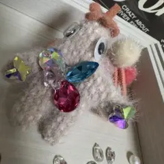 ⋈モコモココーナー97キラキラぬいぐるみキャラふわもこビジューヘアゴム単品可愛い