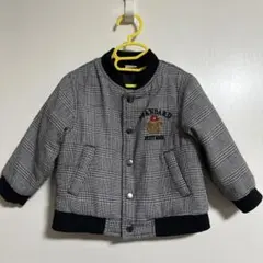 petit main チェック柄ジャケット 90cm