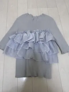 アプワイザーリッシェ 5部袖フリルトップス美品
