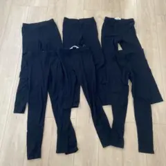 キッズ　コットンレギンス　スパッツ　135cm 6点セット