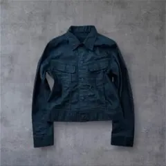 archive Lee coating denim jacket blk y2k