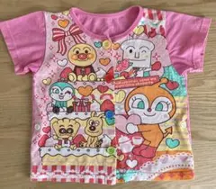アンパンマン ドキンちゃん 前ボタンパジャマ 上下セット 95cm ピンク