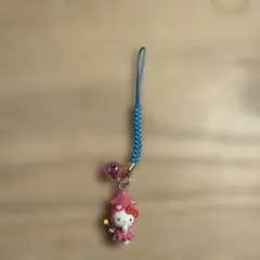 【平成！】ハローキティ ストラップ 鈴付き 2002年製