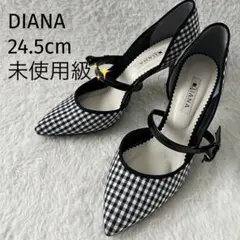 美品✨️ DIANA メリージェーン パンプス ストラップ ギンガムチェック