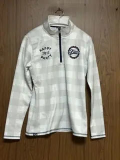 FILA ハーフジップ チェック柄 Lサイズ