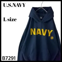 古着 00s MV SPORT製 U.S.NAVY 米軍 海軍 パーカー L