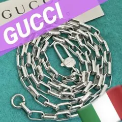 GUCCI ネックレス オーバル チェーン 50cm グッチ - メルカリ