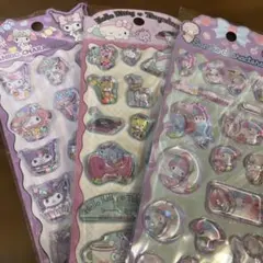 【海外正規品】サンリオ　クロミ　キティ　マイメロシール　3枚セット《送料込》