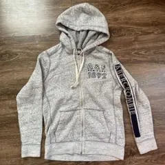 Abercrombie & Fitch ネイビー ジップパーカー