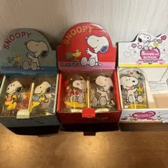 スヌーピー 5個セットグラスカップ