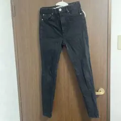 MOUSSY ブラック スキニーデニム 26