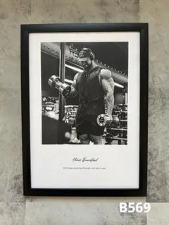 B569 クリスバムステッド　A4サイズ 筋トレ　ホームジム　ボディビル