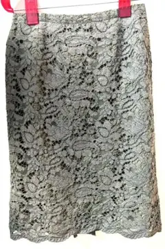 【green label relaxing】新品・膝丈レーススカート