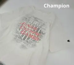 希少！Champion　ヴィンテージTシャツ　ダメージ加工