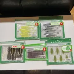 るるた様専用　ISSEI ワームセット　ライアミノー　AKチャンク　スパテラ