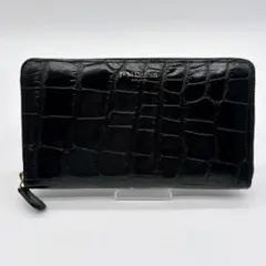 お値下げ中［希少極美品］J&M DAVIDSON ラウンドファスナー長財布 J&M DAVIDSON - ［希少極美品］J&M DAVIDSON ラウンドファスナー