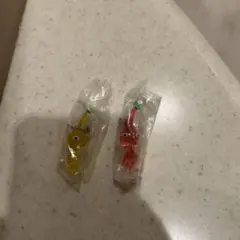 赤ピクミン 黄色ピクミン めじるしアクセサリー ガチャガチャ 任天堂