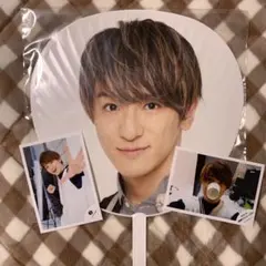 林真鳥 うちわ・写真セット