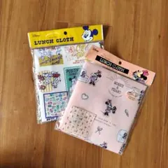 Disney ランチクロス ２枚セット ミッキー ミニー