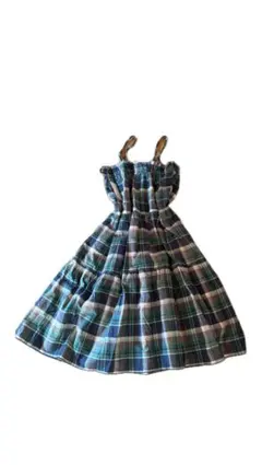 白 キャミワンピ