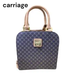 carriage キャリーエイジハンドバッグ モノグラムバッグ レザー