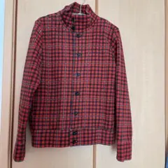 grin ジャケット　トレーナー生地　はおり　ガーデガン　前あき