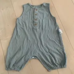 UNIQLO ベビー ロンパース 70 グリーン