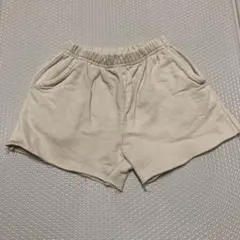 ショートパンツ スウェット素材 グレー