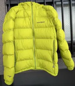 モンベル パーマフロスト ライトダウンパーカ XL / ライムグリーン（廃盤色）