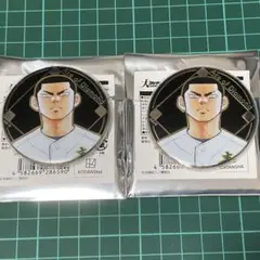 ダイヤのA 原画展　限定　メタル缶バッジ　結城将司　2点セット