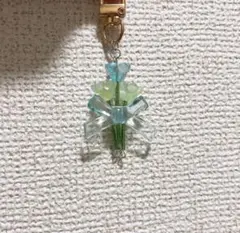 ビーズ 花束ストラップ 母の日