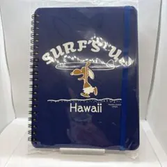 【新品未使用】ハワイ限定 “SURF’S UP”日焼けスヌーピー リングノート