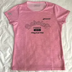 Babolat ピンク テニス　半袖Tシャツ