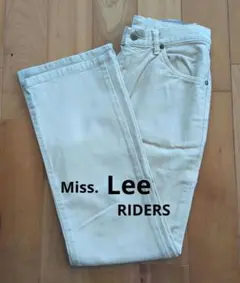 Miss Lee RIDERSベージュブーツカットデニム パンツ30×32