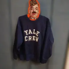 YALE CREW スウェット トレーナー ネイビー