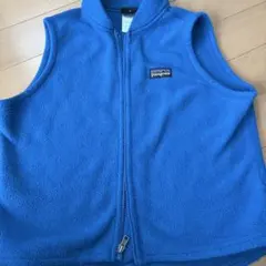 patagonia フリースベスト 18M 青