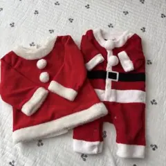 子供サンタコスチュームお揃コーデ