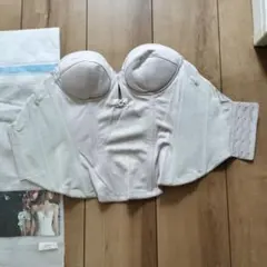 bridal bloom☆ブライダルインナー☆ビスチェドレス　C65 モカグレー