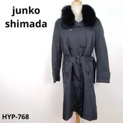 junko shimada ジュンコシマダ ロングコート フォックスファー 38