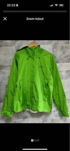 patagonia グリーン マウンテンパーカー