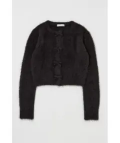 MOUSSY FRONT RIBBON カーディガン