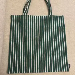 【美品】マリメッコ　ピッコロ　ストライプ トートバッグ