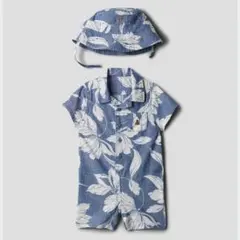 Baby GAP ロンパース・帽子セット 70㎝（9-12month)