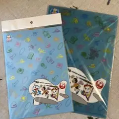 JAL ドラえもん A4クリアファイル ノート