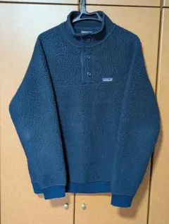 Patagonia メンズ　シアーリングプルオーバー フリース　ネイビー