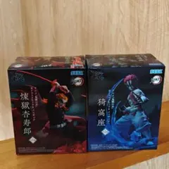 バ*ト様 未開封 鬼滅の刃 XrossLinkフィギュア 煉獄杏寿郎 猗窩座 2