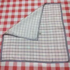 チェック柄 ポケットチーフ