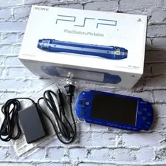 SONY PSP-1000 青 メタリックブルー 本体 ACアダプター