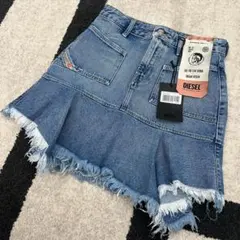 DIESEL デニムスカート デニム ミニスカート フレアスカート W26