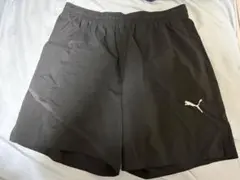 Puma 黒 ハーフパンツ サイドポケット付き
